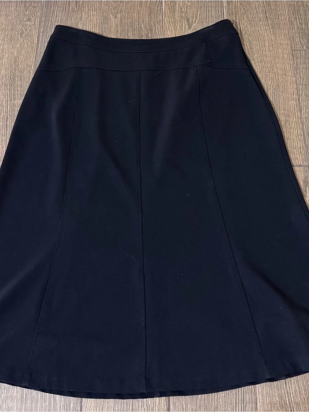 Christopher & Banks Size 12 Black A-Line Skirt
